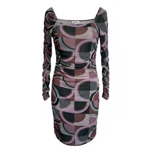 Privy Ruched Mini Dress S ✨ NWT Y2K Chic